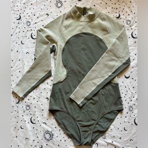 Lululemon Wade the Waters Long Sleeve Onepiece Swimsuit